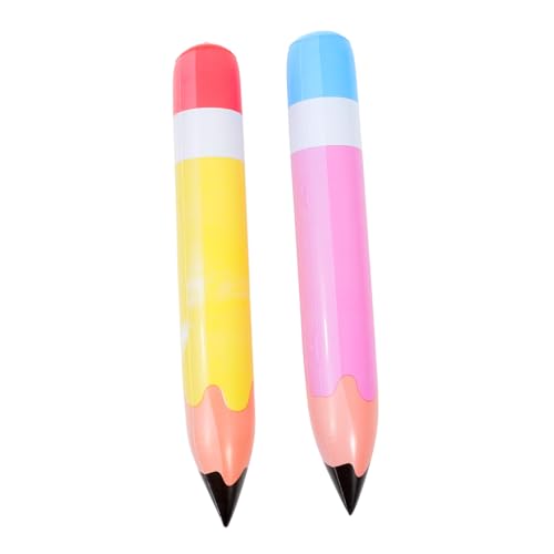 SEWOART 2 Stück Aufblasbare Buntstift Dekoration Lebensechte PVC Party Requisiten in Gelb und Bunte Riesenstifte für Schulfeiern Kindergeburtstage und Klassenzimmer Deko SEWOART 2 Stück Aufblasbare Buntstift Dekoration Lebensechte PVC Party Requisiten in Gelb und Bunte Riesenstifte für Schulfeiern Kindergeburtstage und Klassenzimmer Deko von SEWOART