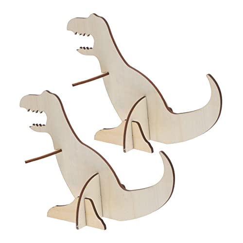 SEWOART 2 Stücke Jungen Und Mädchen Holz 3D Dinosaurier Puzzles Pädagogisches Montage Spielzeug SEWOART 2 Stücke Jungen Und Mädchen Holz 3D Dinosaurier Puzzles Pädagogisches Montage Spielzeug von SEWOART