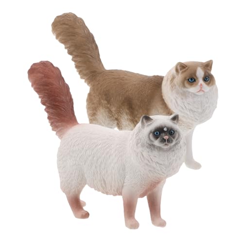 SEWOART 2 Stücke Simulationskatzenmodell Katzenkuchen -Top süße Katzenfiguren weihnachtskatzenverzierung Feengarten-Katzenfiguren realistisches Katzenmodell kleine Katzenstatuen SEWOART 2 Stücke Simulationskatzenmodell Katzenkuchen -Top süße Katzenfiguren weihnachtskatzenverzierung Feengarten-Katzenfiguren realistisches Katzenmodell kleine Katzenstatuen von SEWOART