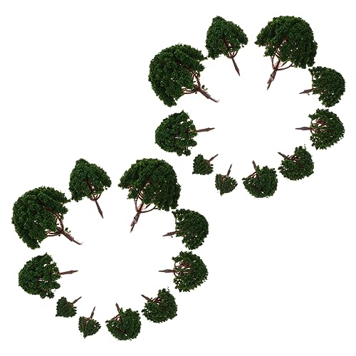SEWOART 20St Landschaft Landschaft Zug Modell bäume Modellbäume zum Basteln Schuppenbäume Landschaftsmodellbäume Modellbäume für Modellbau Mini-Spielzeug Kunstpflanzen mischen Passen Moos von SEWOART