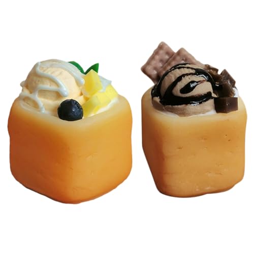 SEWOART 2stücke Miniaturkuchen Eiscreme Toast Puppenhaus Zubehör Mini Lebensmittel DIY Dekoration Spielzeug Für Junge Mädchen Küche Party Zubehör Requisiten Für Mini Desserts SEWOART 2stücke Miniaturkuchen Eiscreme Toast Puppenhaus Zubehör Mini Lebensmittel DIY Dekoration Spielzeug Für Junge Mädchen Küche Party Zubehör Requisiten Für Mini Desserts von SEWOART