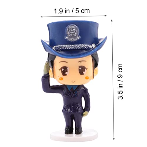 SEWOART 4 Stück Cartoon Cake Ornament Polizist und Polizistin Teilig Tortendeko für Geburtstag Junge Mädchen Dekoration Figuren für Party und Zuhause SEWOART 4 Stück Cartoon Cake Ornament Polizist und Polizistin Teilig Tortendeko für Geburtstag Junge Mädchen Dekoration Figuren für Party und Zuhause von SEWOART