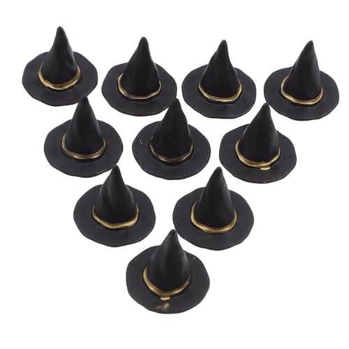 SEWOART 40 Stück Teiliges Mini Hexenhüte aus Schwarzem Kunststoff Langlebig und Leicht für DIY Bastelarbeiten Miniatur Hut für Elfen und Halloween Tisch und Partydeko SEWOART 40 Stück Teiliges Mini Hexenhüte aus Schwarzem Kunststoff Langlebig und Leicht für DIY Bastelarbeiten Miniatur Hut für Elfen und Halloween Tisch und Partydeko von SEWOART