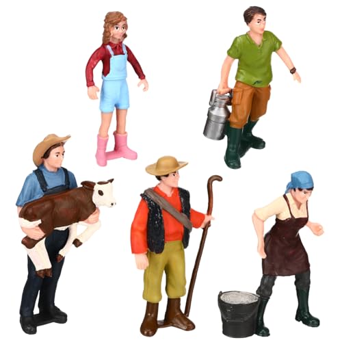 SEWOART 5 Stück Miniaturfiguren Für Modelleisenbahnen Langlebige Menschenfiguren Im Maßstab Ideal Für Architekturszenen Und Miniaturlandschaften Sitzend Und Stehend SEWOART 5 Stück Miniaturfiguren Für Modelleisenbahnen Langlebige Menschenfiguren Im Maßstab Ideal Für Architekturszenen Und Miniaturlandschaften Sitzend Und Stehend von SEWOART
