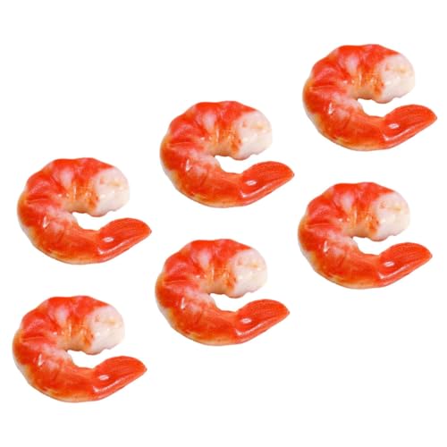 SEWOART 6 Stück Garnelenimitat Simulation Lebendiges Garnelenhandwerk Meerestiermodell Garnelen- Mini-garnelenmodelle Gefälschte Lebensmittel Bildungsmodelle Garnelen Figuren PVC SEWOART 6 Stück Garnelenimitat Simulation Lebendiges Garnelenhandwerk Meerestiermodell Garnelen- Mini-garnelenmodelle Gefälschte Lebensmittel Bildungsmodelle Garnelen Figuren PVC von SEWOART