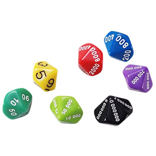 SEWOART Würfelset in Verschiedenen Größen 6-teilig Kunststoff Spielwürfel Spielzeug Für Brettspiele Party-Requisiten Unterhaltung Zufällige Farbe SEWOART Würfelset in Verschiedenen Größen 6-teilig Kunststoff Spielwürfel Spielzeug Für Brettspiele Party-Requisiten Unterhaltung Zufällige Farbe von SEWOART