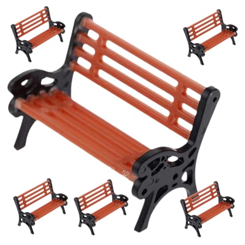 SEWOART 6 Stück Teiliges Gartenmöbel für Puppenhäuser Detailreiche Deko für Mikrolandschaften für Modelle und Miniaturparks SEWOART 6 Stück Teiliges Gartenmöbel für Puppenhäuser Detailreiche Deko für Mikrolandschaften für Modelle und Miniaturparks von SEWOART