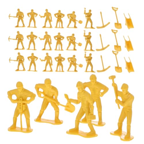 SEWOART 63 Stück Simulationstechnikpuppe Miniatur-Bauarbeiter Bauarbeiterfiguren Aktionszahlen für Bauarbeiter Stellen Sie Sich Karrierefiguren vor Miniatur -Tool -Kit Plastik Gelb SEWOART 63 Stück Simulationstechnikpuppe Miniatur-Bauarbeiter Bauarbeiterfiguren Aktionszahlen für Bauarbeiter Stellen Sie Sich Karrierefiguren vor Miniatur -Tool -Kit Plastik Gelb von SEWOART