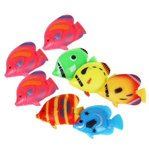 SEWOART 8 Stück Schwebend Fischglas Tank künstliche Fische plastikfische Aquariumdekoration Fischdekoration Dekorative Fische gefälschte Fische aus Plastik Fisch Figur SEWOART 8 Stück Schwebend Fischglas Tank künstliche Fische plastikfische Aquariumdekoration Fischdekoration Dekorative Fische gefälschte Fische aus Plastik Fisch Figur von SEWOART