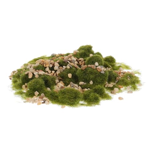SEWOART DIY Static Grass mit Grasfasern und Kies für Miniatur Gartendekoration Micro landschaftsbau Terrarien und Pflanzgefäße Natürliche Optik für Kreative Modellbau Gestaltung von SEWOART