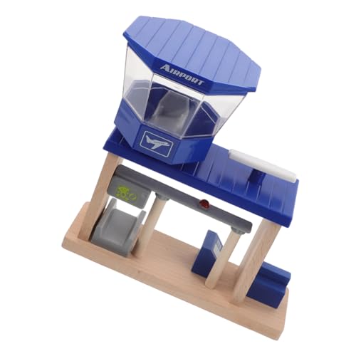 SEWOART Holz Flughafen Gleisstation für Interaktives Rollenspielspielzeug Fördert Geschicklichkeit und Logisches Sicheres Holzmaterial für Jungen und Ab SEWOART Holz Flughafen Gleisstation für Interaktives Rollenspielspielzeug Fördert Geschicklichkeit und Logisches Sicheres Holzmaterial für Jungen und Ab von SEWOART