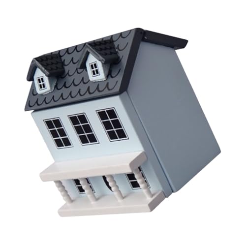 SEWOART Mini Puppenhaus Möbel Miniatur Holzhäuser Dekoration Glatte Oberfläche Geeignet für Puppenhaus Gartenlandschaft Stilvolle Mini Villen Accessoires Helles Blau SEWOART Mini Puppenhaus Möbel Miniatur Holzhäuser Dekoration Glatte Oberfläche Geeignet für Puppenhaus Gartenlandschaft Stilvolle Mini Villen Accessoires Helles Blau von SEWOART