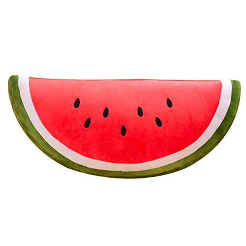 SEWOART Plüsch Wassermelonenspielzeug Kawaii Gefüllte Melone Dekoratives Stofftier Für Geburtstagsgeschenk Kuscheliges Kissen Für Spiel Und Schlaf von SEWOART