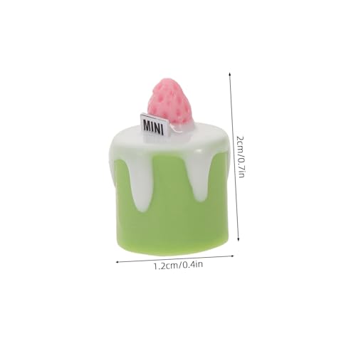 SEWOART Realistisches Mini Kuchen Modell Matcha Dessert Puppenhaus Dekoration Für Miniatur Bäckerei Szenen Kreative DIY Requisiten Und Fotografie Zubehör Und Vielseitig Einsetzbar SEWOART Realistisches Mini Kuchen Modell Matcha Dessert Puppenhaus Dekoration Für Miniatur Bäckerei Szenen Kreative DIY Requisiten Und Fotografie Zubehör Und Vielseitig Einsetzbar von SEWOART