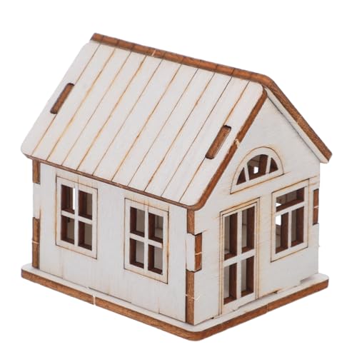 SEWOART Unfertiges Holzhaus Bausatz Puzzle Miniaturhaus DIY Holzhaus Modell für Erwachsene Familienprojekt Langlebig Dekorativ SEWOART Unfertiges Holzhaus Bausatz Puzzle Miniaturhaus DIY Holzhaus Modell für Erwachsene Familienprojekt Langlebig Dekorativ von SEWOART