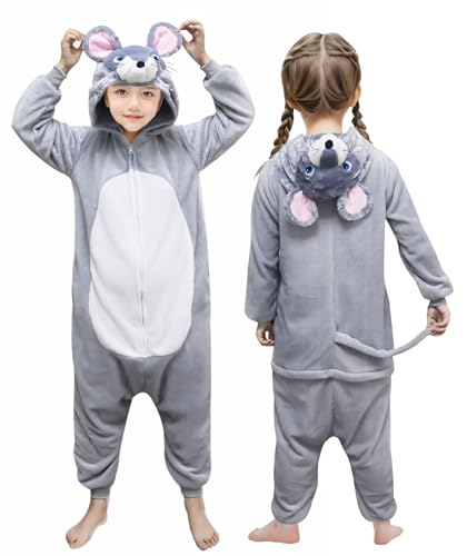 Ratten-Einteiler für Kinder, Maus, Cosplay, Tier-Body, Fleece-Overall, Cartoon-Outfit von SFENGQING