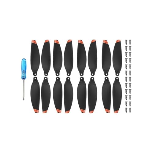 16 Stück 4726 Propeller, kompatibel mit 4K/M2/SE-Drohne, Ersatz-Propellerstück, leichte Flügelventilator-Teile, Zubehör, universell(16 pcs orange) von SFWWPFSKK