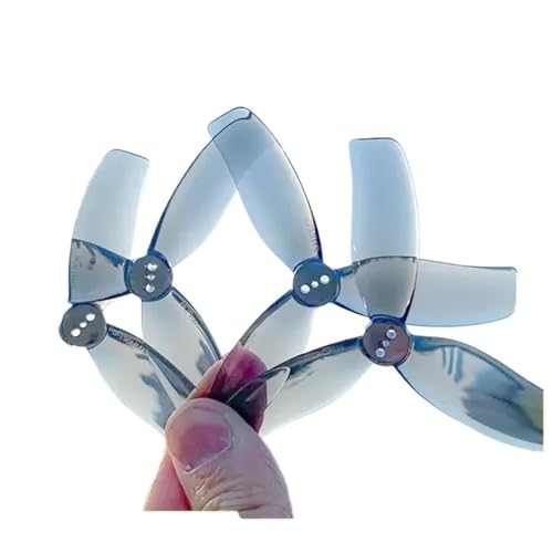 2/4/8/16 Paare DT90 T90MMX3 Propeller 90 mm 3-teilig 1,5 mm PC-Propeller Kompatibel mit RC FPV Drone CL35 3,5 Zoll Universal(2 Pairs Blue) von SFWWPFSKK