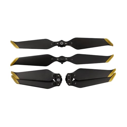 2 Paar 8743F Propeller Geräuscharm Schnellverschlussstück Kompatibel mit 2 Pro Drohnenzubehör Ersatzteile Universal(Black) von SFWWPFSKK