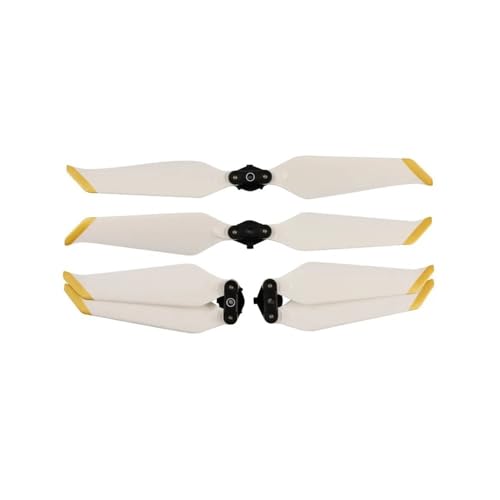 2 Propeller, geräuscharmes Propellerstück, kompatibel mit 2 Pro-Drohnen-Ersatzteilen, Zubehör, universell(White) von SFWWPFSKK