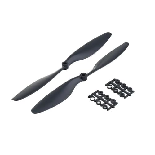 2 Stück 1045 10 Zoll Propeller CW CCW Stück Kompatibel mit F450 F550 RC Quadcopter Ersatzteile A2212 KV1000 Motor (1 Paar) Universal(1045 Red 1 Pairs) von SFWWPFSKK