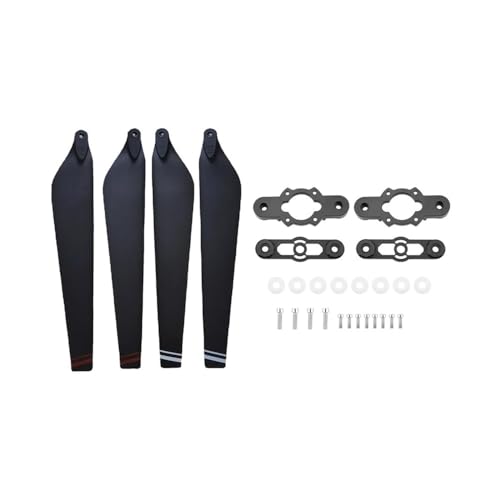 2880 Carbon Propeller Agrarflugzeug Faltbares Laufrad Zubehör Propellerclip E5000 Wartungsdrohne Universal(Color Props 4pcs) von SFWWPFSKK