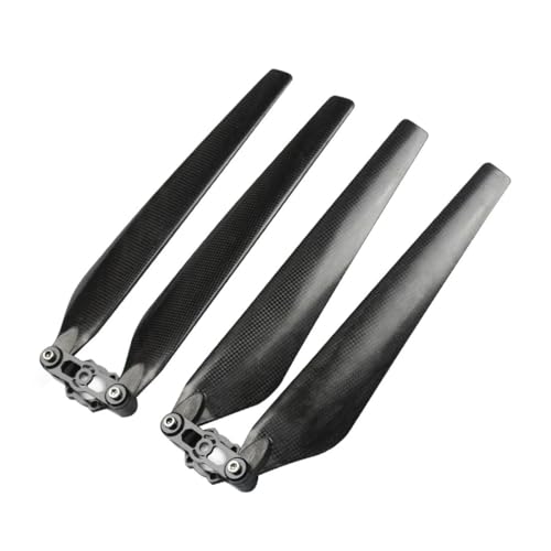 28 Zoll Carbon Folding 2880 Propeller CW CCW Propeller Ohne/Mit Clip Kompatibel mit E5000 Remote Agriculture Drone Universal(2880-4PCS with clamp) von SFWWPFSKK