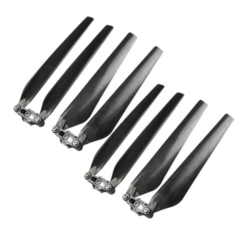 28 Zoll Carbon Folding 2880 Propeller CW CCW Propeller Ohne/Mit Clip Kompatibel mit E5000 Remote Agriculture Drone Universal(2880-8PCS with clamp) von SFWWPFSKK