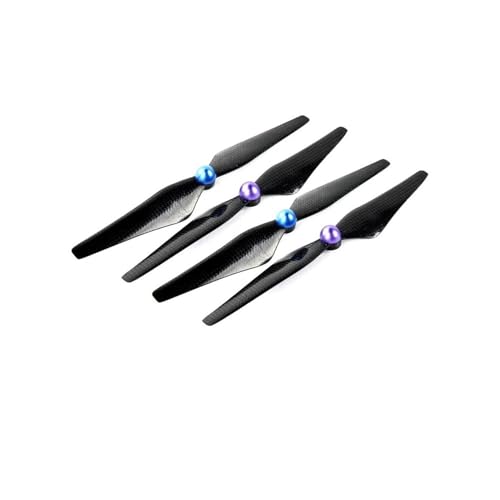 4/8 Stück Carbon 9450 Propeller selbstsicherndes Laufrad CW CCW Propeller kompatibel mit P3 Standardversion/Profiversion/Drohnenflügel Universal(Blue Purple 4pcs) von SFWWPFSKK