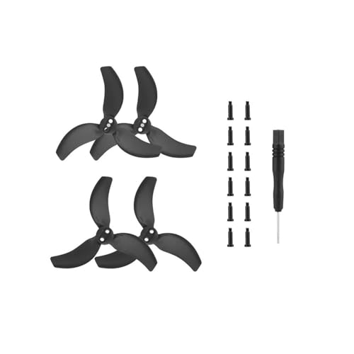 4/8 Stück Propeller Kompatibel mit A 2 Drone Prop Stück Leichter Flügelventilator Ersatz Ersatzteile A 2 Zubehör Universal(Black 2 Pairs) von SFWWPFSKK