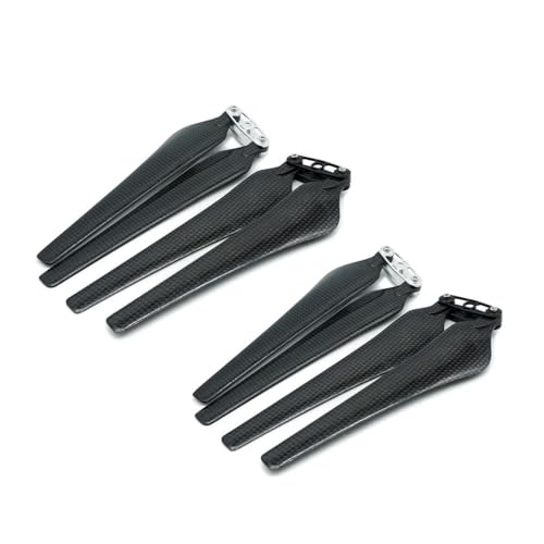 4/8 Stück Universal E1200 1760 Carbon Propeller Cw CCW 1760 17 Zoll Klapppropeller Stück Kompatibles Drohnenpropeller Stück Professionelles Zubehör Universal(1760 8PCS with clamp) von SFWWPFSKK