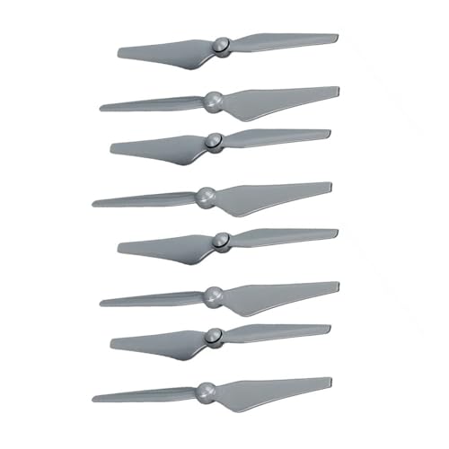 4/8 Stück kompatibel mit 4P Drohnenzubehör 9450S CW CCW Schnellspannpropeller Stück Requisiten kompatibel mit P4 Serie Universal(9450S Grey 8pcs) von SFWWPFSKK