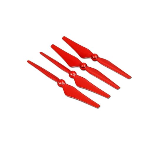 4/8 Stück kompatibel mit 4P Drohnenzubehör 9450S CW CCW Schnellspannpropeller Stück Requisiten kompatibel mit P4 Serie Universal(9450S Red 4pcs) von SFWWPFSKK