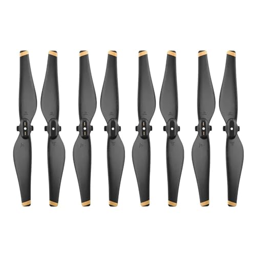 4 Paar 5332S Propeller kompatibel Drohne Schnellspanner 5332 Stück Ersatzteile Ersatzzubehör Flügel Universal(Golden Edge) von SFWWPFSKK
