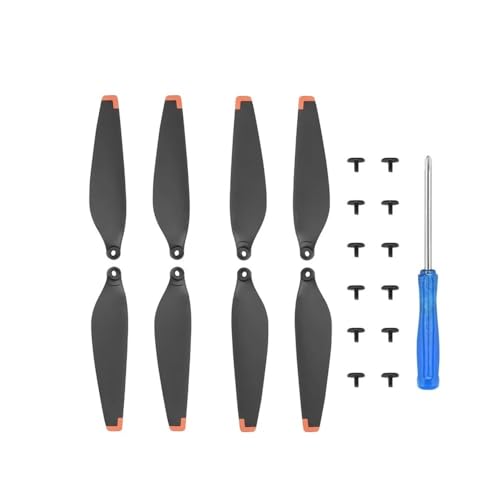 4 Paar 6030F-Propeller, kompatibel mit M4-Propellerstück, Drohnenflügelventilator mit Schraubenersatzzubehör, universell(Brown) von SFWWPFSKK