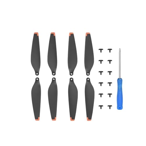 4 Paar Propellerersatzteile kompatibel mit 4 6030F Propellerstück Flügelventilator Drohnenersatzteile Zubehör Universal(Orange) von SFWWPFSKK