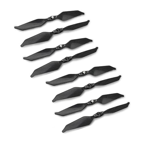 4-teiliges Carbon-Propellerset mit 2 3-Blatt, geräuscharm, kompatibel mit 2/3 SE 9455 Befestigungspropeller Ersatzzubehör Universal(2-Blade 8pcs) von SFWWPFSKK