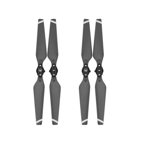 4-teiliges Set 8330 Propeller Kompatibel mit Pro Drohne Klappstück Schnellverschluss Propeller Ersatz Impeller Zubehör Ersatzteile 8330F Lüfter Universal(White) von SFWWPFSKK