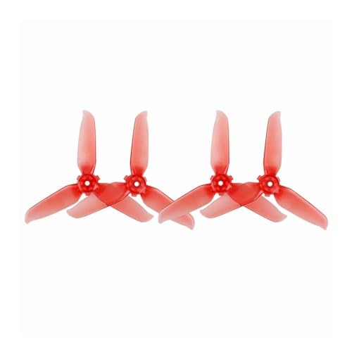 4-teiliges Set Drohnenpropeller Kompatibel mit 5328S Prop Impeller Ersatz Schnellverschluss Flügelventilator Ersatzteile Zubehör Universal(Red Props 4pcs) von SFWWPFSKK