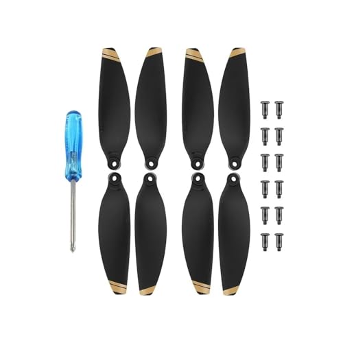 4726 Propellerlaufrad Ersatz Kompatibel mit 4K/M 2/SE Drone Leichte Flügel Fan Ersatzteile Zubehör Universal(Golden 2 Pair) von SFWWPFSKK