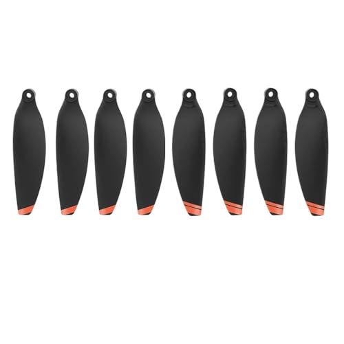 4726F Propeller Kompatibel mit 2S Drone Leichtes, geräuscharmes Laufrad, Flügelventilator, austauschbare Ersatzteile, Drohnenzubehör, universell(Black Orange 8pcs) von SFWWPFSKK