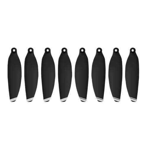 4726F Propeller Kompatibel mit 2S Drone Leichtes, geräuscharmes Laufrad, Flügelventilator, austauschbare Ersatzteile, Drohnenzubehör, universell(Black Silver 8pcs) von SFWWPFSKK