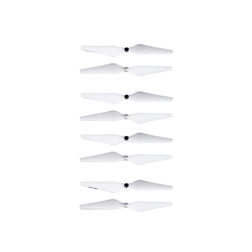 8 Stück 9450 Propeller Kompatibel mit P 2/3 Drone Selbstsichernder Propeller Ersatzteil Ersatzteile Flügelventilator CW CCW Zubehör Universal(White) von SFWWPFSKK