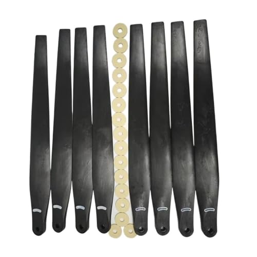 8 Stück Propeller 5627 Propeller CW CCW Stück Nylon Carbon mit Pads Kompatibel T60 Drohnenzubehör Universal(Black) von SFWWPFSKK
