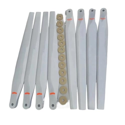 8 Stück Propeller 5627 Propeller CW CCW Stück Nylon Carbon mit Pads Kompatibel T60 Drohnenzubehör Universal(White) von SFWWPFSKK