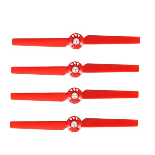 8 Stück Propeller Kompatibel mit Q500 4K Drone Ersatzteile Schnellverschluss Selbstsichernde Propeller Ersatzteil 13 Zoll Universal(4pcs Red) von SFWWPFSKK