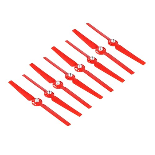 8 Stück Propeller Kompatibel mit Q500 4K Drone Ersatzteile Schnellverschluss Selbstsichernde Propeller Ersatzteil 13 Zoll Universal(8pcs Red) von SFWWPFSKK