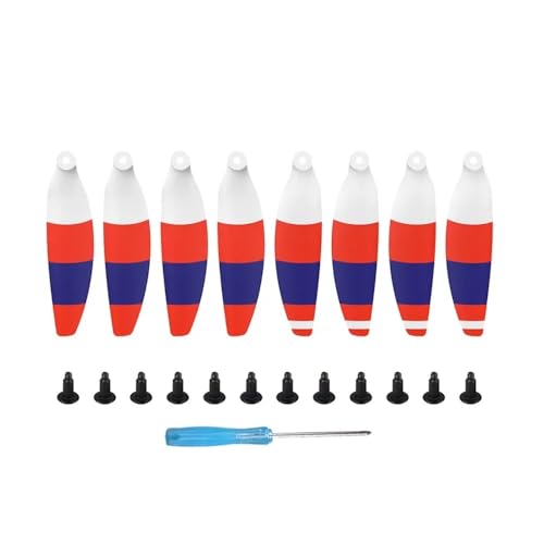 8-teiliges Propeller-Set 4726F Laufrad-Requisite mit Schraube, Ersatzteile, Werkzeug, kompatibel mit 2SE/SE Drohnenzubehör, universell (Gold) von SFWWPFSKK