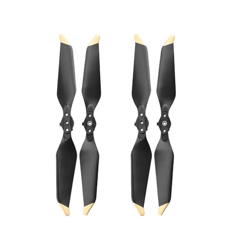8331 4/8 stücke Geräuscharm Propeller Kompatibel Drone Noise Propeller stück Requisiten Klapp Propeller stück Universal(2 Pair Gold) von SFWWPFSKK