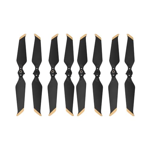 8er-Pack Schnellverschluss-8743-Klapppropeller, 2P-Propellerstück mit geringem Geräuschpegel, Flügellüfterteile, kompatibel mit M2-Zubehör Universal(8PCS Gold) von SFWWPFSKK